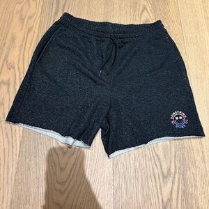 Something Navy Black Athletic Shorts